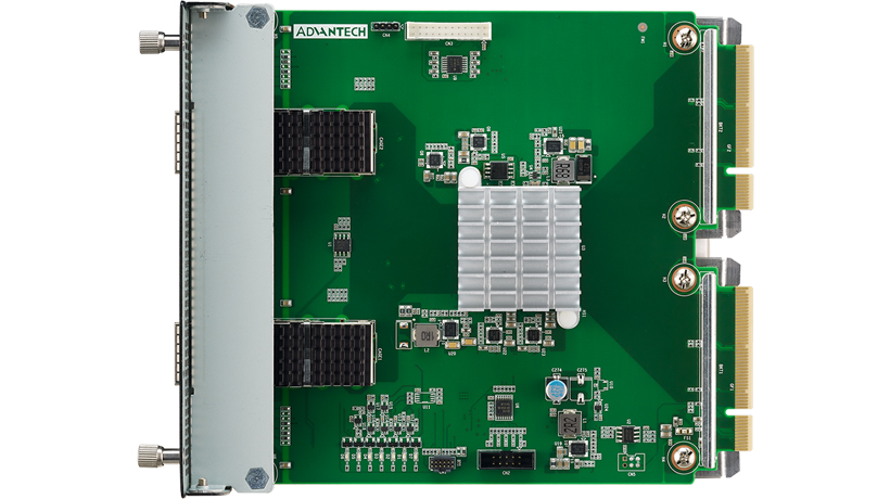 NMC-6003 - 2 Ports 100GbE QSFP28 Network Mezzanine Card - 研华